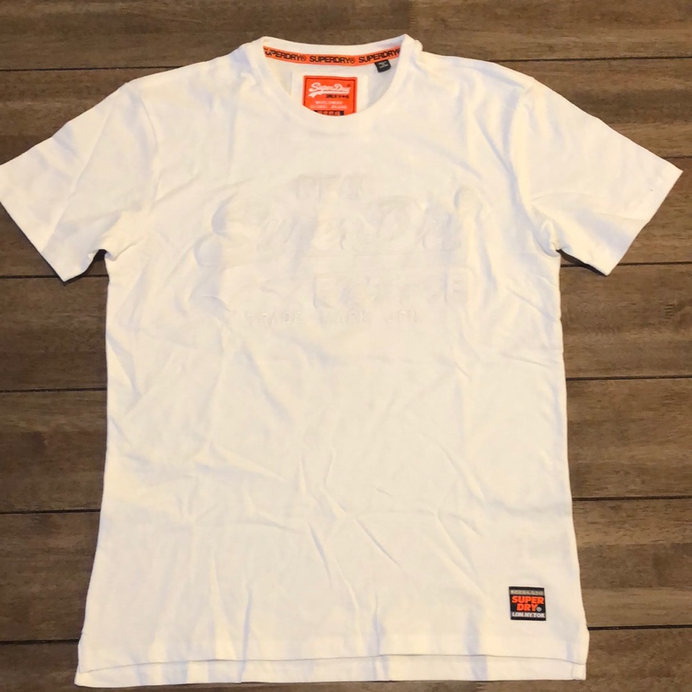 SuperDry White crisp white T-shirt